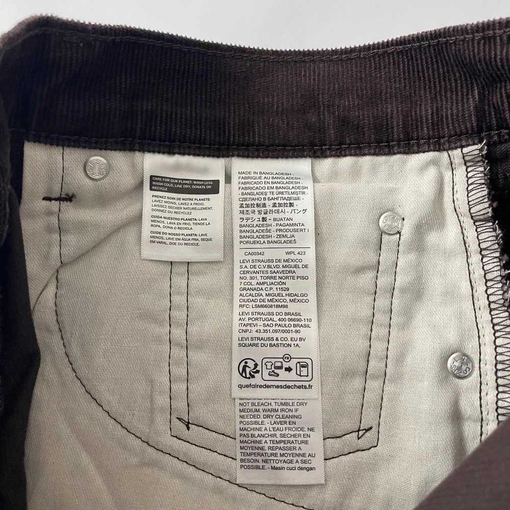Levis sizing title